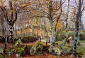 Landschaft mit Felsen Montfoucault 1874 Camille Pissarro